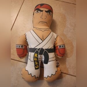 Street Fighter Ryu Flophouse Pancakes 17" Stuffed Pillow Plush Capcom 2014